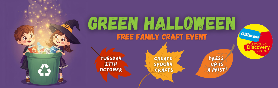 Green Halloween Family Craft Session
