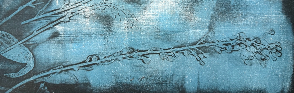 Botanical Art with Gel Plate Printmaking