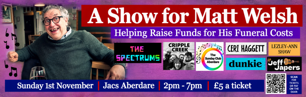 A Show for Matt Welsh – Live Music Fundraiser