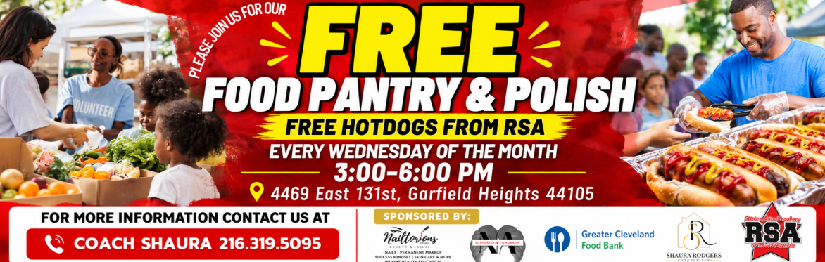 🥫 FREE FOOD PANTRY & POLISH 🌭