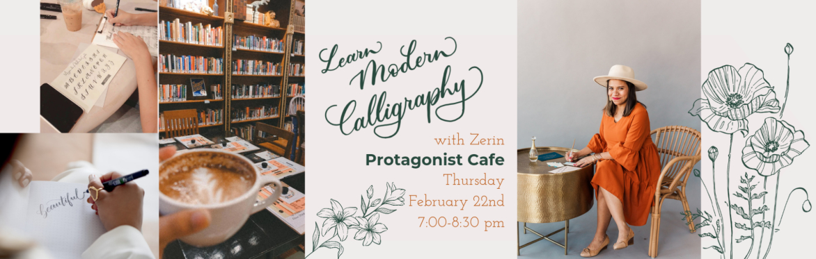 Learn Modern Calligraphy at Protagonist Cafe