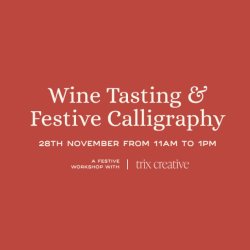 Festive Calligraphy Workshop with Trix Creative