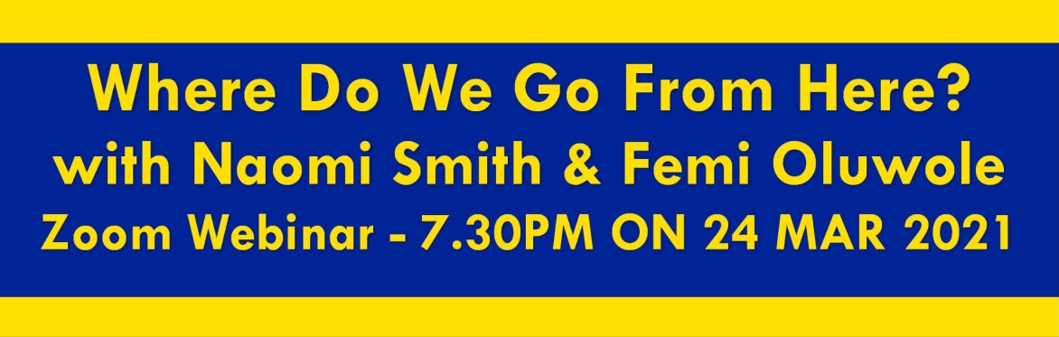 Grassroots for Europe webinar with Naomi Smith and Femi Oluwole