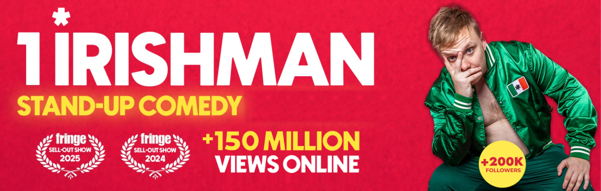 1 Irishman in Southampton | A stand-up comedy show | 7:45PM