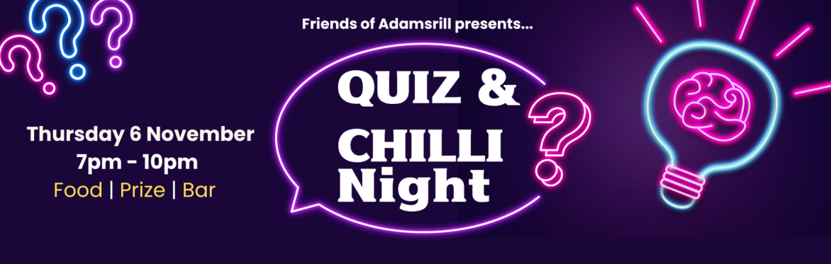 Adamsrill Quiz and Chilli night 2025!