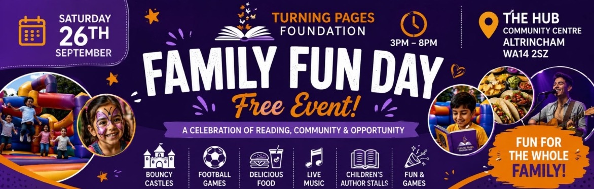 TURNING PAGES FOUNDATION FAMILY FUN DAY - FREE EVENT