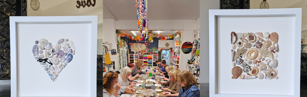 Shell & Sea Glass Framed Art Workshop