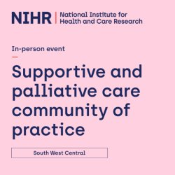 Supportive and palliative care community of practice
