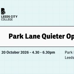 Quieter Open Event - Park Lane