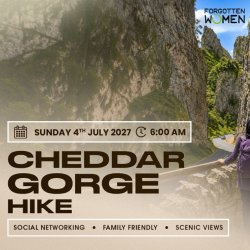 Cheddar Gorge Hike (Challenging) – Sunday 4th July 2027
