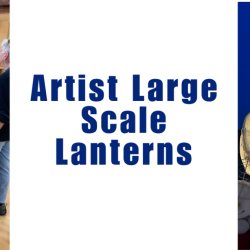 Artist Lantern Building for River of Light Parade