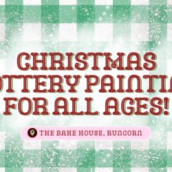 Christmas Pottery Painting for All Ages at The Bake House