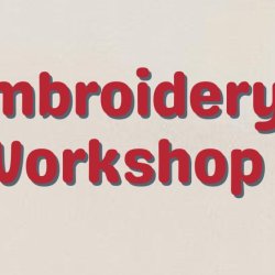 Christmas Embroidery Workshop