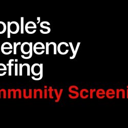 Chris Packham People's emergency Briefing. Community screening