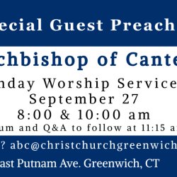 The Archbishop of Canterbury 10:00 Service and Forum