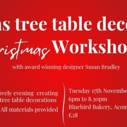 Paper Christmas Tree Table Decorations Workshop