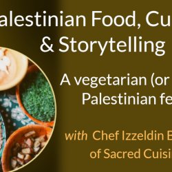 chef Izzeldin a market in old Jerusalem