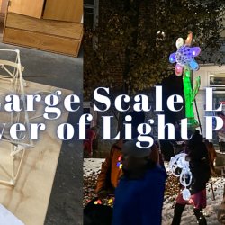 Family Large Scale Lantern Building for River of Light Parade