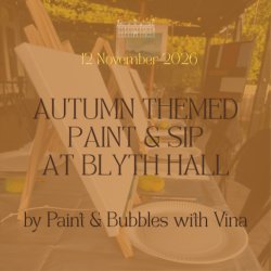 Autumn Themed Paint and Sip by Paint & Bubbles