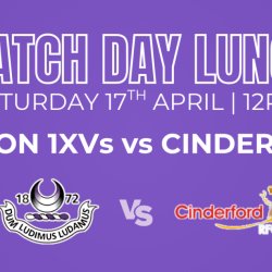 Match Day Lunch - Clifton 1st XV v Cinderford