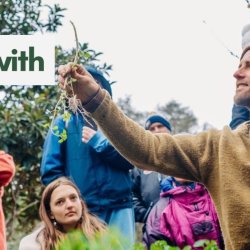 Robin Greenfield teaching at Foraging School