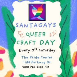 Santa Gays Queer Craft Day
