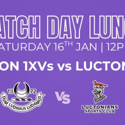 Match Day Lunch - Clifton 1st XV v Luctonians
