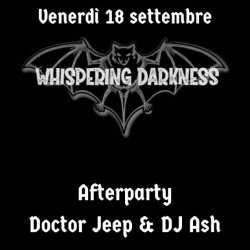 Venerdì 18 Settembre: WHISPERING DARKNESS goth night con THEN COMES SILENCE e THE FOREIGN RESORT live at Q77 Theater