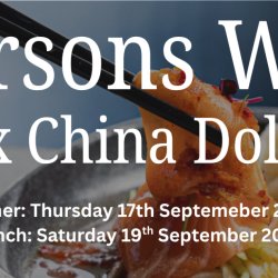 Petersons Food & Wine Matching Dinner - China Doll - Thursday 17th September