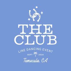 The club logo with event name, date, location and a palm tree icon