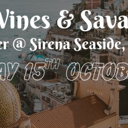 Petersons Wines and Savannah Estate - Dinner at Sirena Restaurant