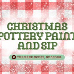 Christmas Pottery Paint and Sip (Adults only!) at The Bake House