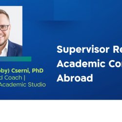 Supervisor Relationships and Academic Communication Norms Abroad