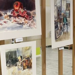 Mostra di acquerello: pennellate in libertà