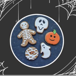 Kids Halloween Biscuit decorating 6 - 8 yrs