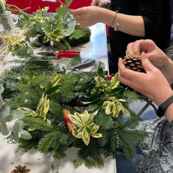 Christmas Wreath Making with Andrea Phillipson