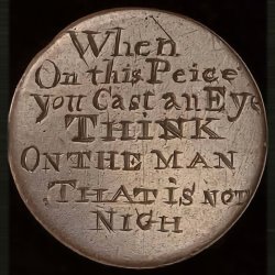 ‘Think on the Man that is not Nigh’ – The narrative of Engraved Coins, 1752 – 1868 (Gates of the Abode)