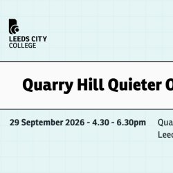 Quieter Open Event - Quarry Hill