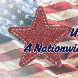 United we stitch, American Flag