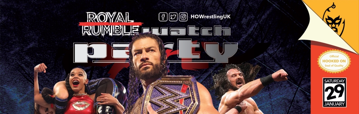 WWE Royal Rumble 2022 - Cardiff Hooked On Wrestling Viewing Party