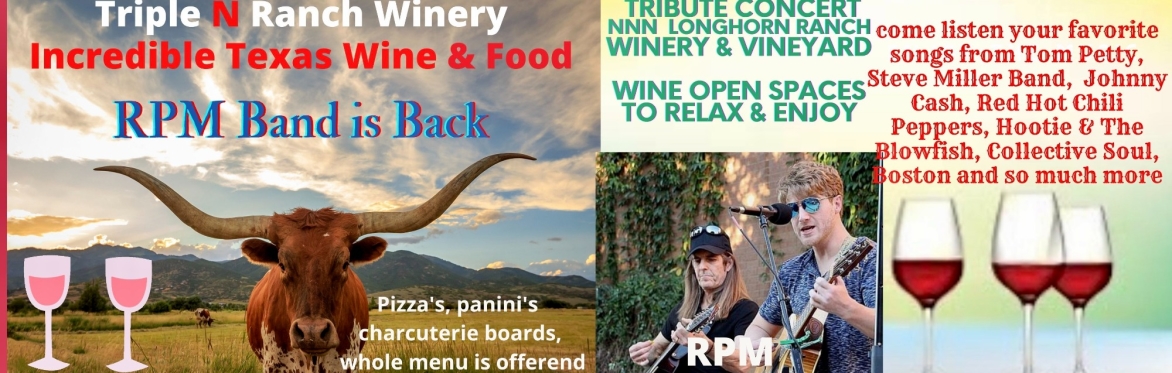 Tribute Concert - Petty, Cash, Boston, Peppers, Hootie...at Triple N Ranch Winery-will be inside with limited seating