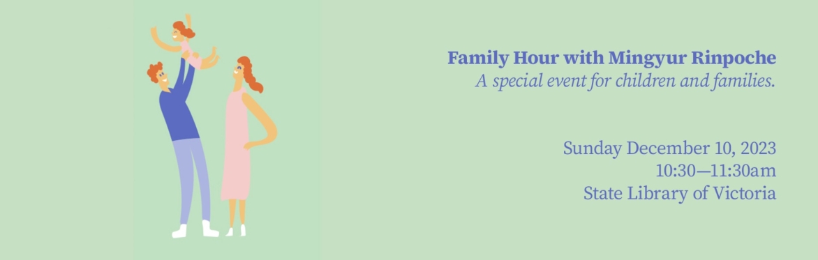 Family Hour with Mingyur Rinpoche in Melbourne
