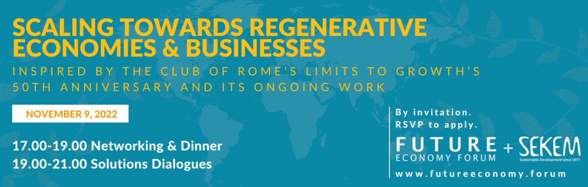 NOV 9th - COP27 Solutions Dialogues: Scaling Regenerative Economies & Business