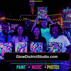 Glow District Studio Presents Blacklight Paint Night