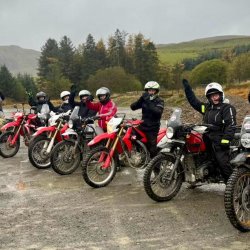 HBAM riders on off-road bikes