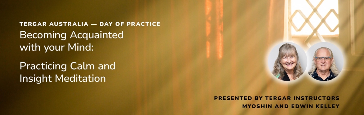 Becoming Acquainted with your Mind: Practicing Calm and Insight Meditation