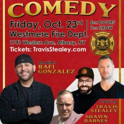 Westmere Firehouse Comedy Night October 23rd