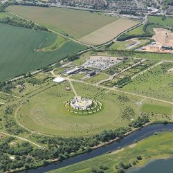 Aerial view of National Memorial Arboretum