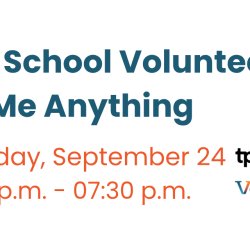 Volunteering as a high school student information session on September 24 2026 from 6.30pm-7.30pm