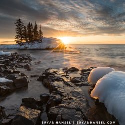 Sunrise over Lake Superior